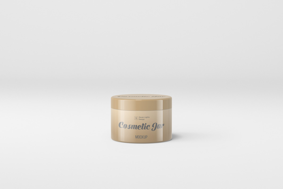 Cosmetic Jar Mockup #1, a Mask Mockup by Seven Lights (Photo 5 of 8)