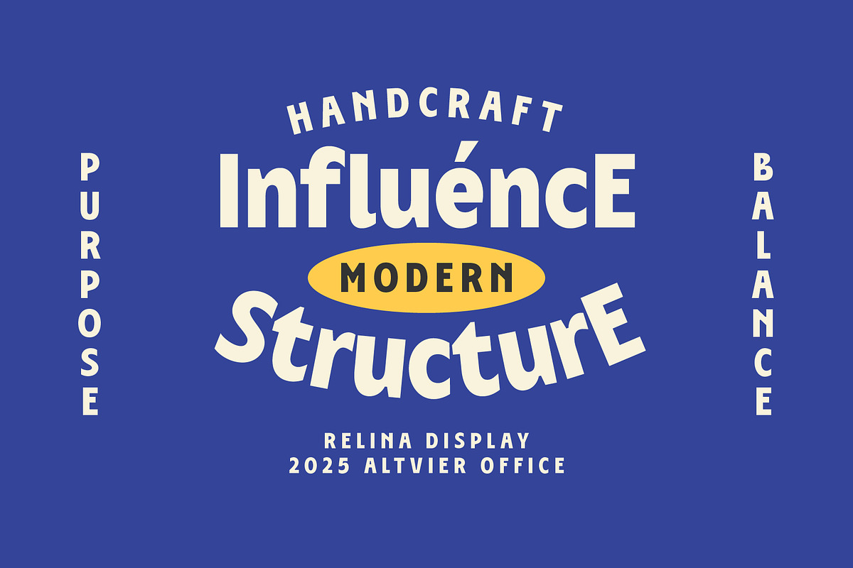 Relina - Display Font, a Sans Serif Font by Uncarving (Photo 5 of 9)