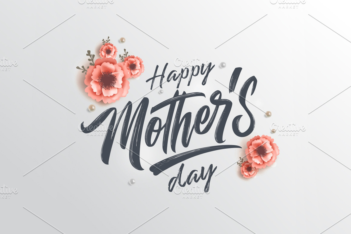Happy Mother's Day Template, a Poster Template by Anna's Lettering