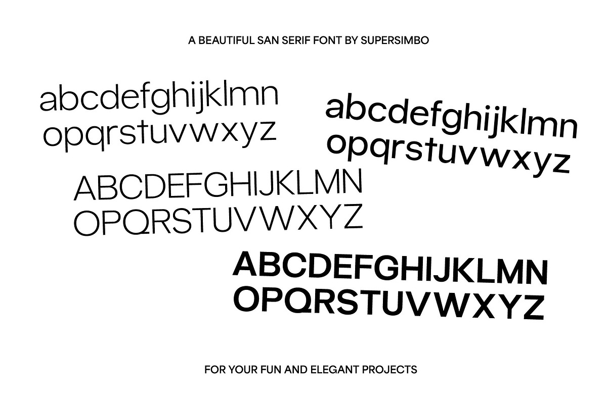Always There | Sans Serif Font, a Sans Serif Font by Supersimbo © (Photo 8 of 9)