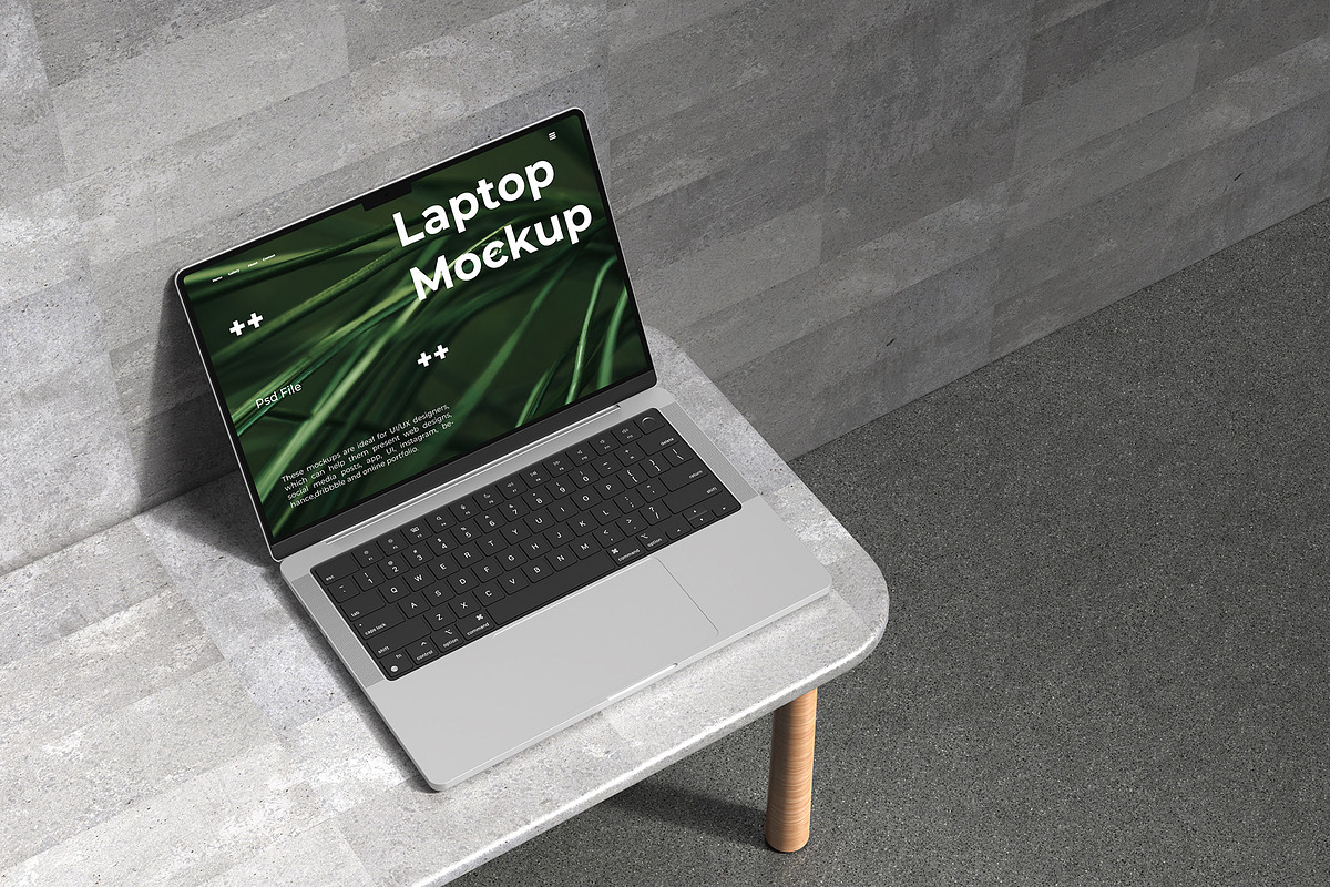 MacBook Pro 14 Mockup, a Mac Mockup by Graphicbars (Photo 11 of 13)