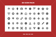 Tropical flower icons, an Outline Icon by Wencory (Thumbnail 1 of 2)