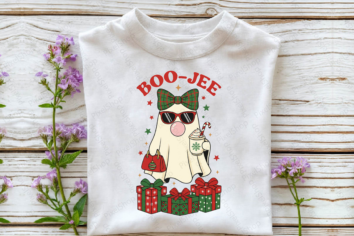 Boojee Christmas Fashion Ghost, an Illustration by DreamPrint404 (Photo 6 of 7)