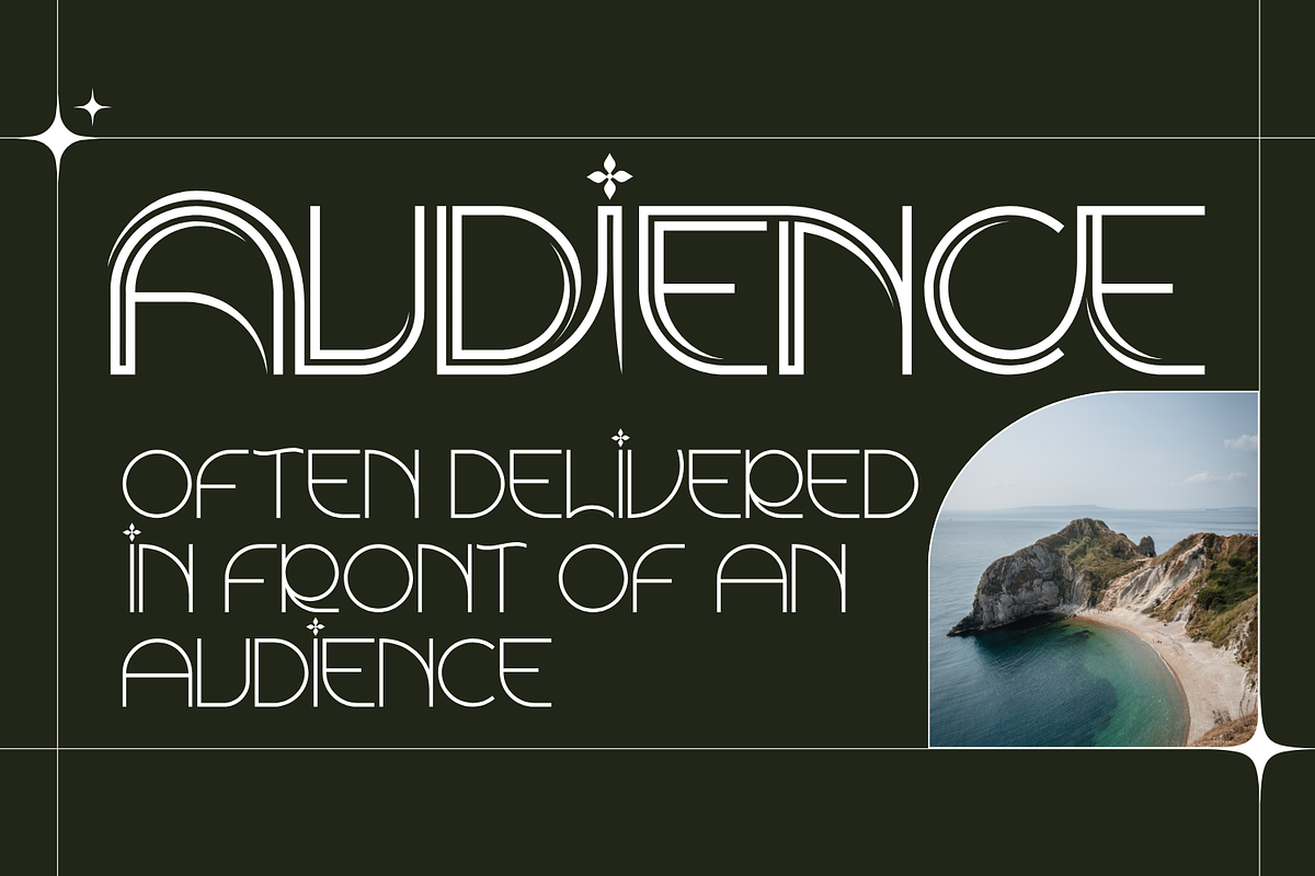 SCIENTIFIC MILESTONE - ART DECO FONT, a Sans Serif Font by 177Studio (Photo 2 of 8)