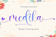Medika Butterfly Love Calligraphy, a Script Font by MC Creative (Thumbnail 1 of 9)