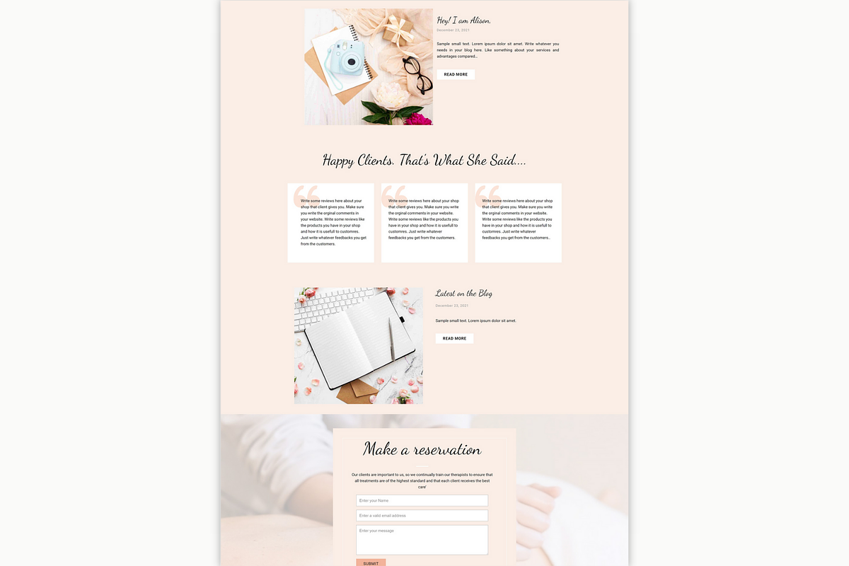 Life Coach theme wordpress, a WordPress Template by Millennials Marketing (Photo 3 of 10)