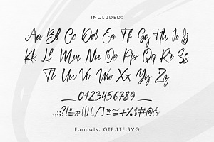 Berus. Handwritten Brush Font