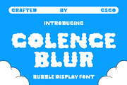 Colence Blur, a Sans Serif Font by Craft Supply Co. (Thumbnail 1 of 8)