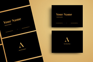 GOLD STATIONERY TEMPLATE