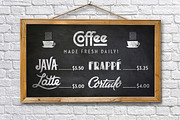 Coffee Typography Vectors, a Food Illustration by Steve Wolf Designs (Thumbnail 5 of 5)