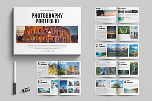 Photography Portfolio Landscape, a Brochure Template by E-Type