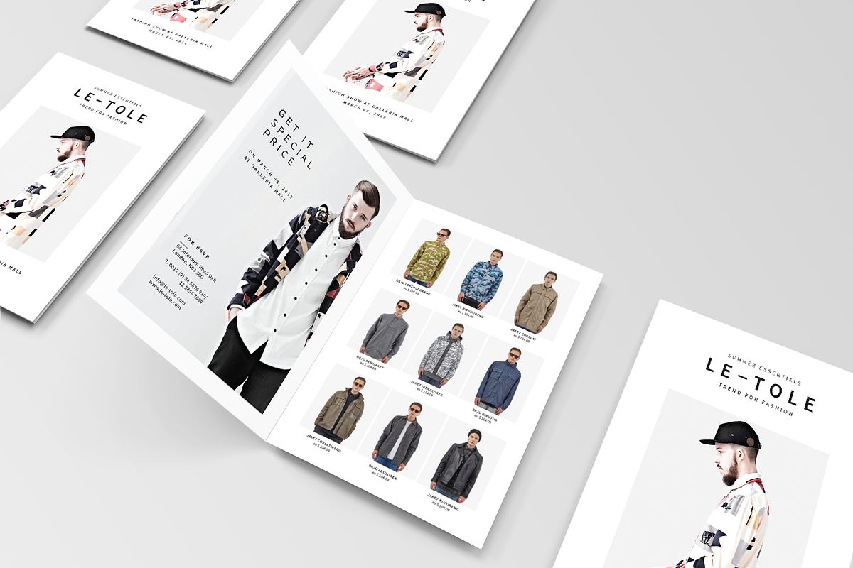 Bifold Fashion Brochure, a Brochure Template by BOXKAYU (Photo 1 of 6)