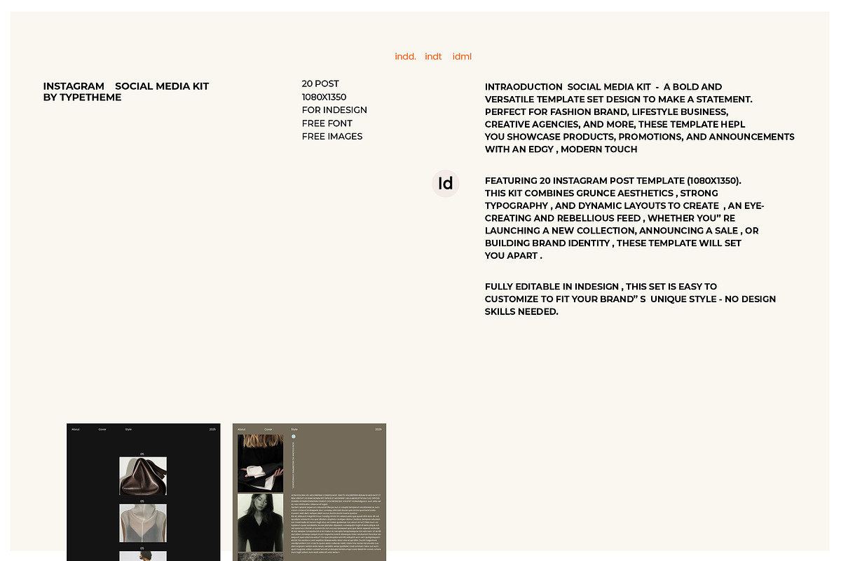 Social Instagram Pack, a Social Media Template by Aura Agency (Photo 3 of 8)
