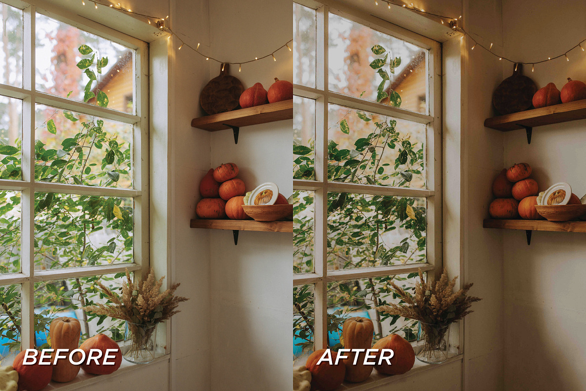 15 Fall Lightroom Presets, a Preset Add-On by TheWayfarerShoppe (Photo 6 of 9)