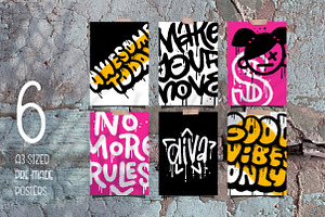 Urban Graffiti Lettering Set