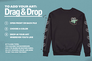 Crewneck Sweatshirt Mockup