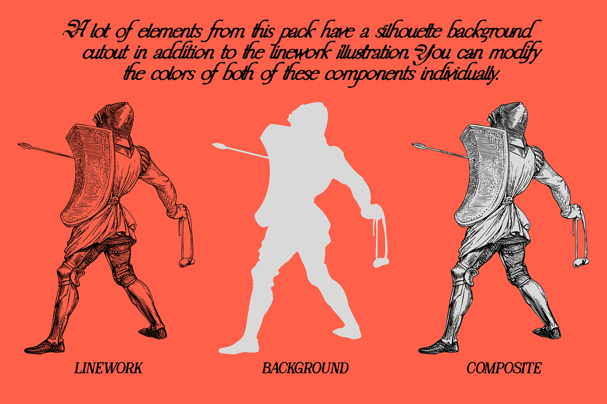 Medieval Vectors, an Object Graphic by MiksKS (Photo 2 of 13)