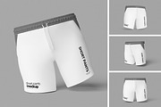 Short Pants Mockup, a Bottom Mockup by HanaSaka_Studio (Thumbnail 1 of 5)