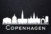 29 City Skyline Silhouettes Set 3, a Work Illustration by Booblgum (Thumbnail 5 of 8)