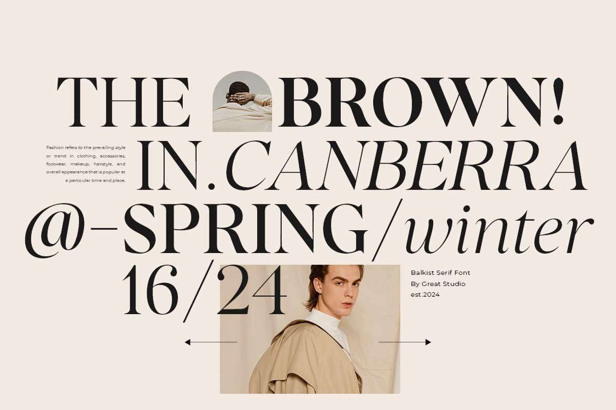 Balkist - 12 Font Family, a Serif Font by Mulkan Nazir (Photo 4 of 15)