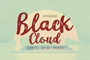 Black Cloud (3 Handmade), a Script Font by Fontastic (Thumbnail 1 of 7)