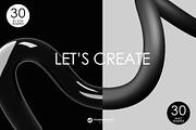 Neo Forms Abstract 3D Elements, a Graphic by Youandigraphics (Thumbnail 2 of 15)