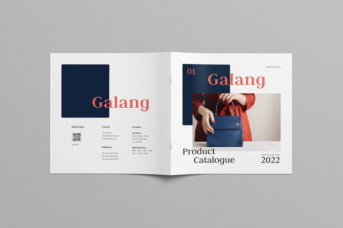 Galang InDesign Product Catalog, a Brochure Template by Meenom Templates (Photo 2 of 12)