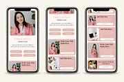 Link In Bio Canva Template | Coach, a Landing Page Template by The Chaos Project (Thumbnail 2 of 7)