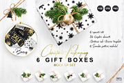 Christmas Packaging. MockUp Set., a Decorative Illustration by ARg Design (Thumbnail 1 of 8)