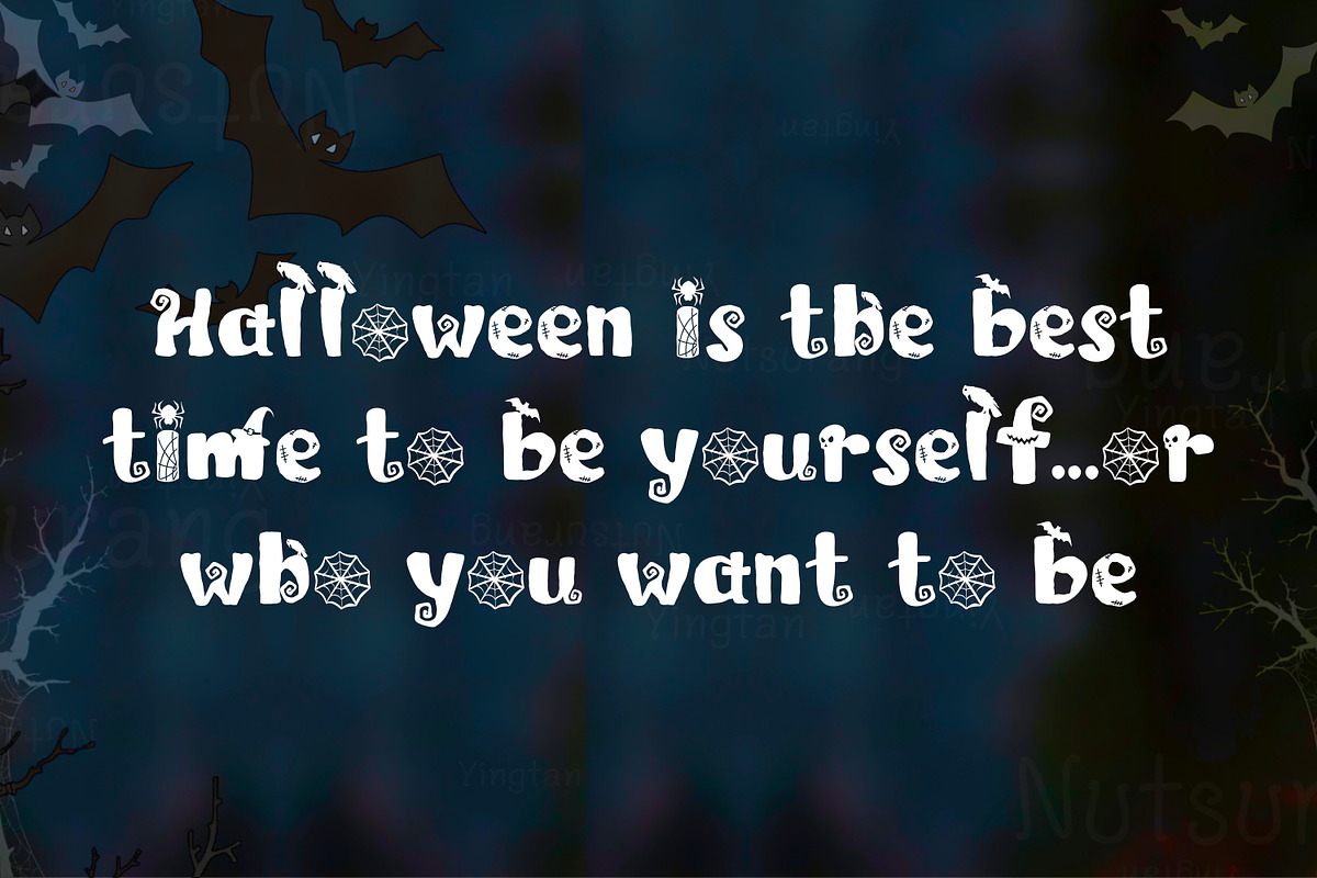 Image Halloween Font, a Handwritten Font by N Nakorn Creative (Photo 6 of 10)