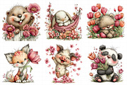 Whimsical Spring Animal Clipart, an Illustration by Daily.Designs (Thumbnail 8 of 8)