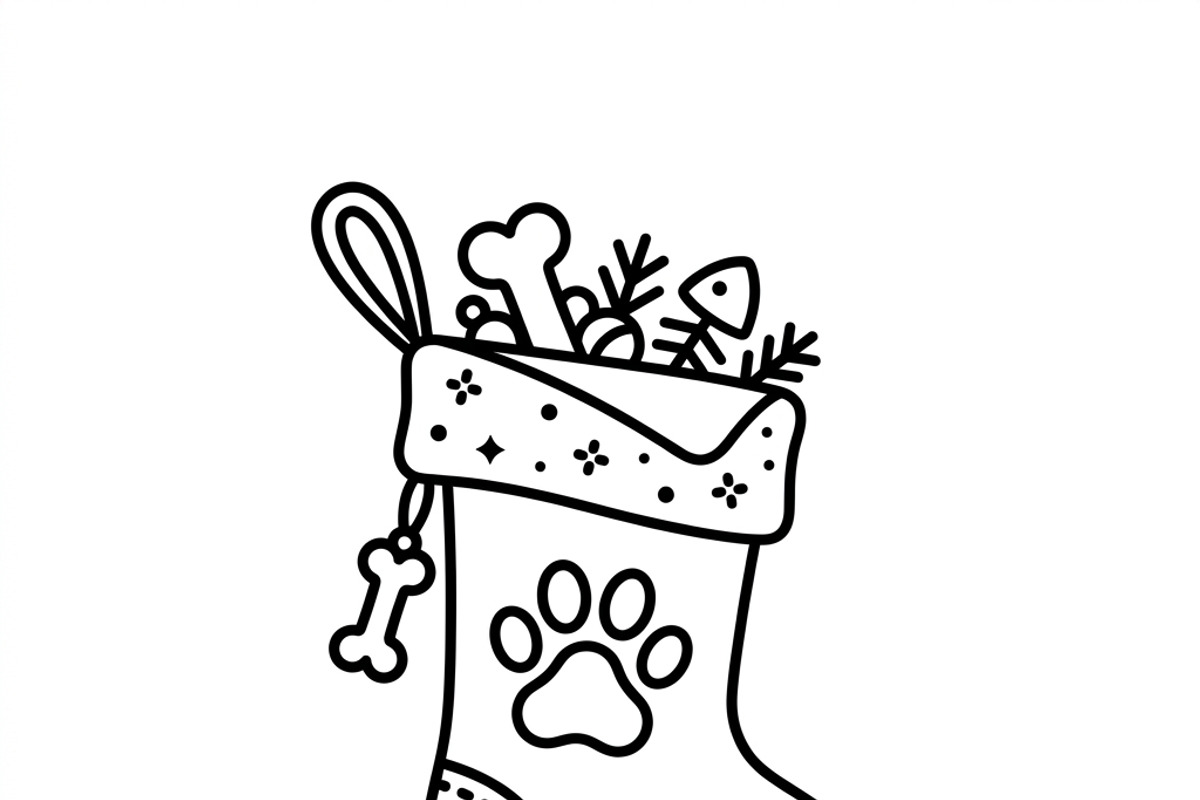 49 Christmas Pet Accessories Icons, an Outline Icon by adenpinkstore (Photo 7 of 23)