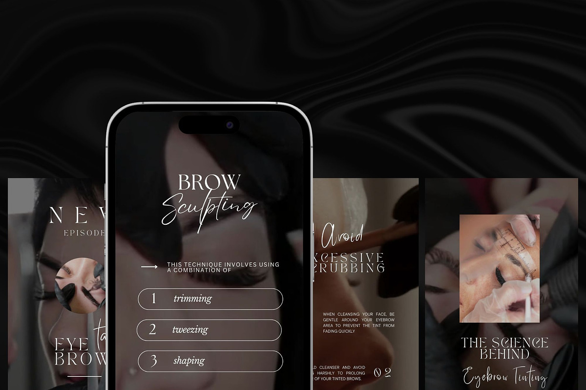 Brow Tech Instagram Video Reels, a Social Media Template by design4social (Photo 7 of 9)