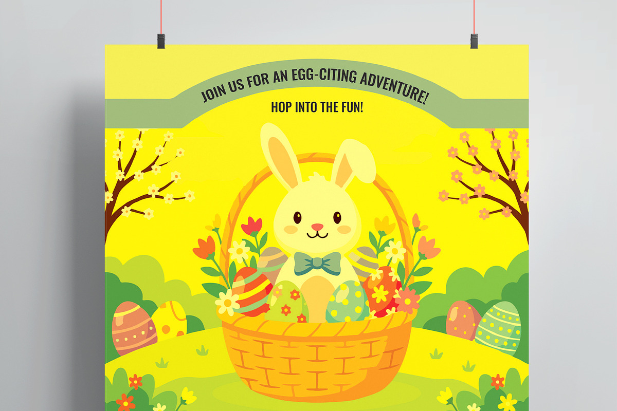 Easter Egg Hunt Flyer Template, a Flyer Template by MightyDesign (Photo 4 of 8)