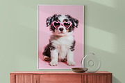 Funky Dogs in Sunglasses Poster Pack, an Illustration by HabitusDesigns (Thumbnail 6 of 9)