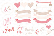 Soft Pink Vintage Vector Flowers, an Illustration by Amanda Ilkov (Thumbnail 4 of 4)