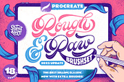 Rough&Raw Procreate Brush Set, a Brush Add-On by Shoutbam (Thumbnail 1 of 9)