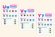 Alphabet Matching Worksheets, a Stationery Template by Shumaya (Thumbnail 3 of 4)