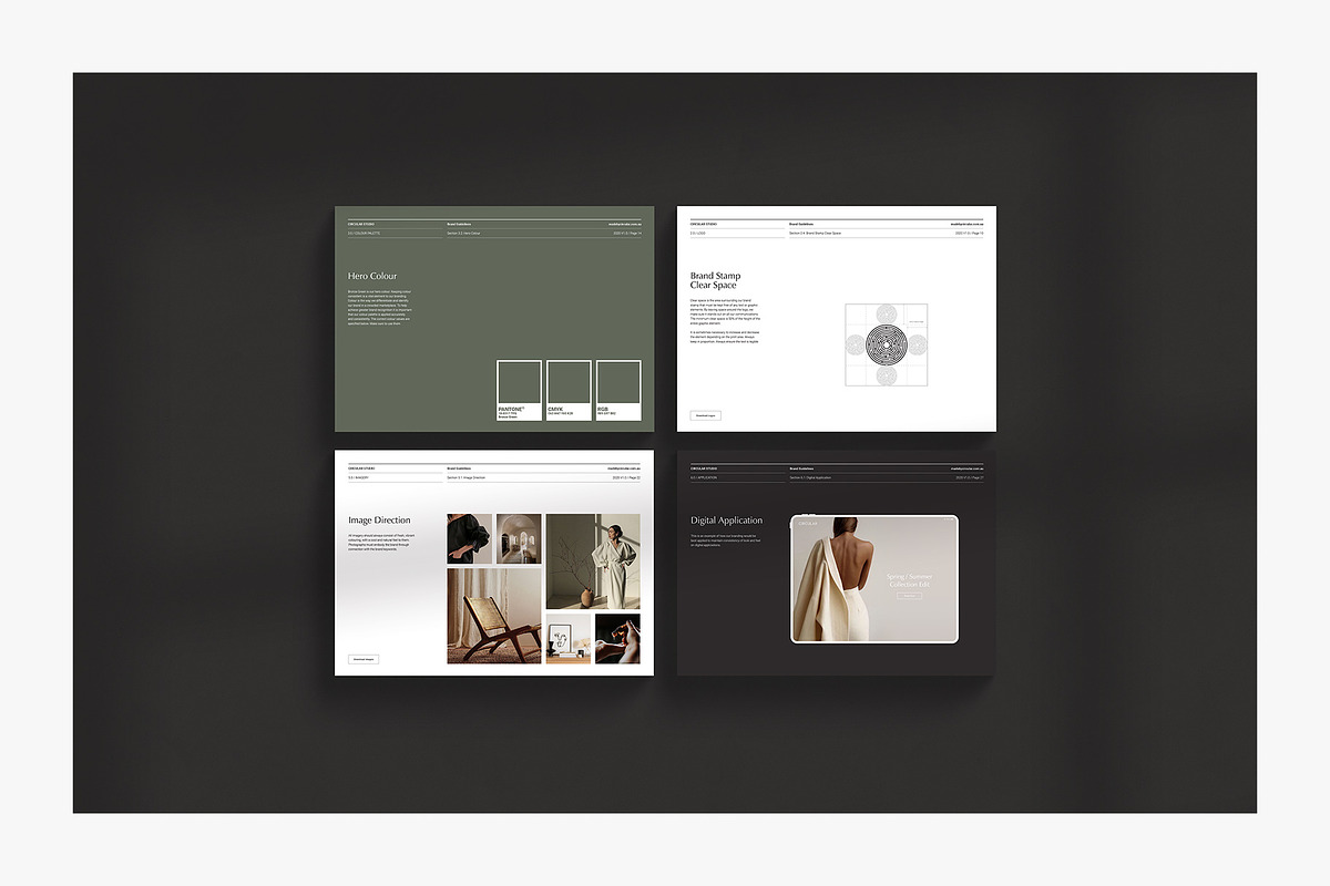 ODESSA / Brand Guidelines, a Presentation Template by Circular (Photo 9 of 20)