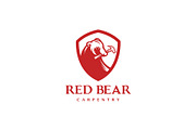 Red Bear Carpentry Logo, a Branding & Logo Template by ashenterprise (Thumbnail 1 of 2)