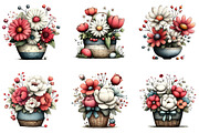Spring Flower Basket Clipart, an Illustration by Sublimation Artist (Thumbnail 5 of 7)