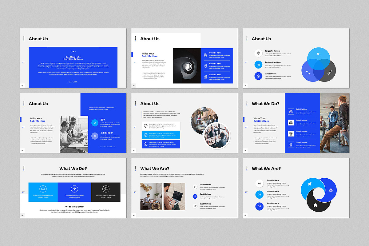 Pitch Deck PowerPoint Template, a Presentation Template by CreativeSlides (Photo 7 of 41)