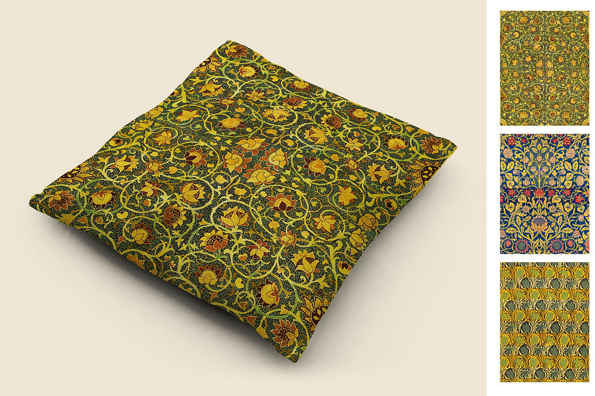 William Morris Seamless Patterns 5, a Pattern Graphic by ARTOZEN DIGITAL (Photo 12 of 19)