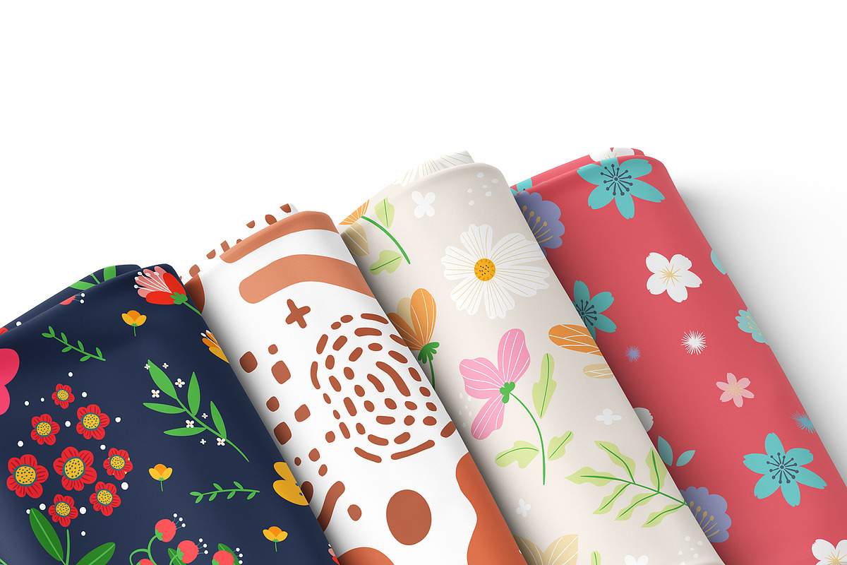 Shabby Chic Fabric Mockup, an Advertising Mockup by GraphicVil (Photo 7 of 9)
