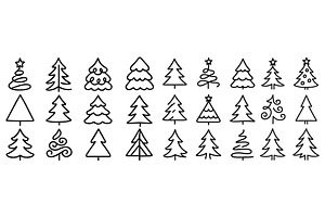Set of diverse hand-drawn Christmas, an Object Illustration by ZinetroN