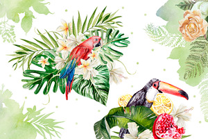 Watercolor Wreath&Bouquets 35 Png