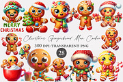 Christmas Gingerbread Man Cookie Cli, an Illustration by Designworld (Thumbnail 1 of 4)