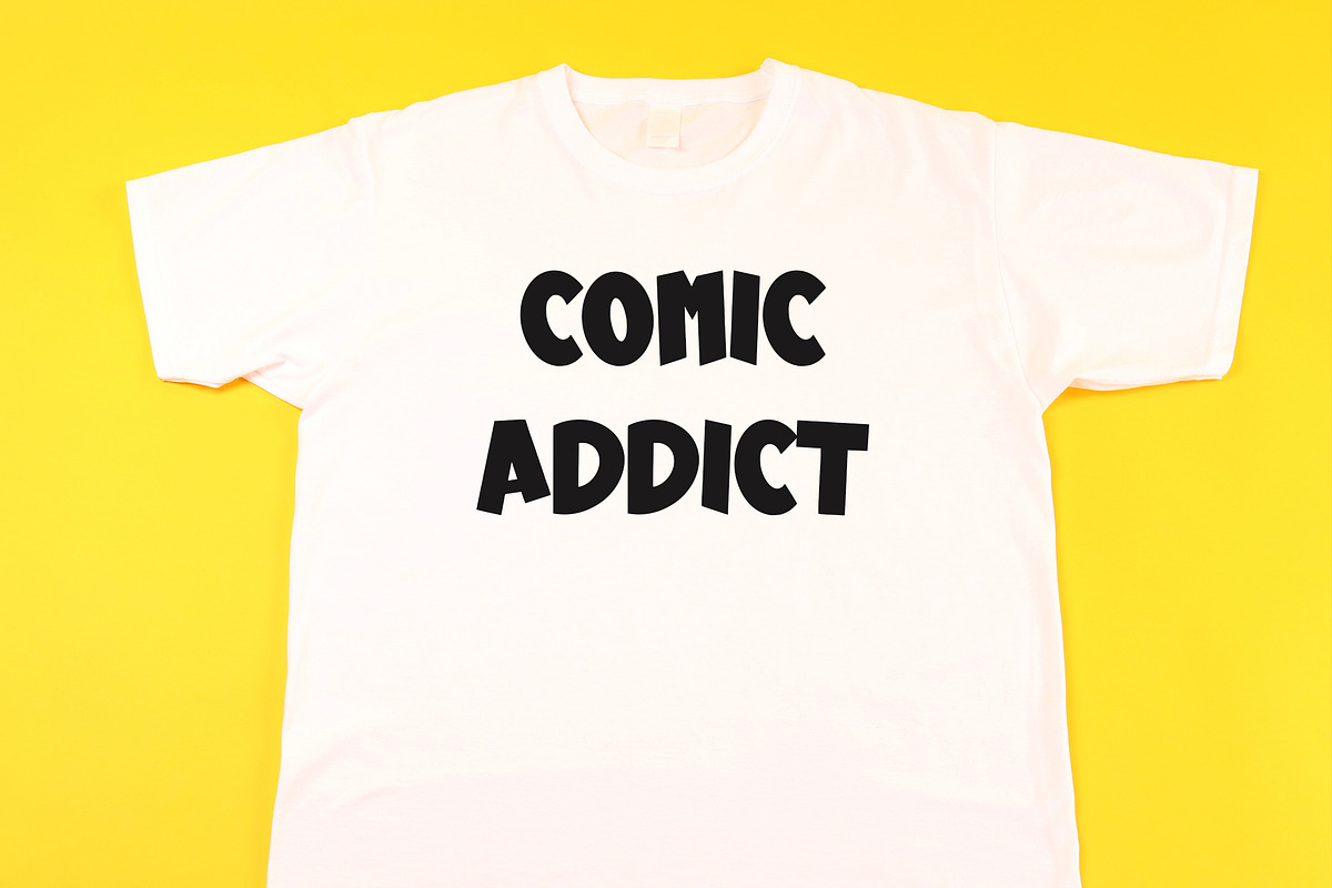 Comic Impact, a Handwritten Font by HATFSTUDIO (Photo 3 of 8)
