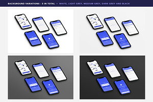 Isometric Phone Mockups