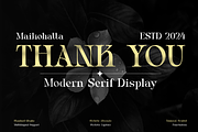 Moncca - Modern Serif Display, a Serif Font by MaikoHatta (Thumbnail 7 of 7)
